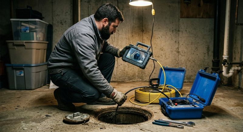 Drain Line Inspection in Charlotte, NC